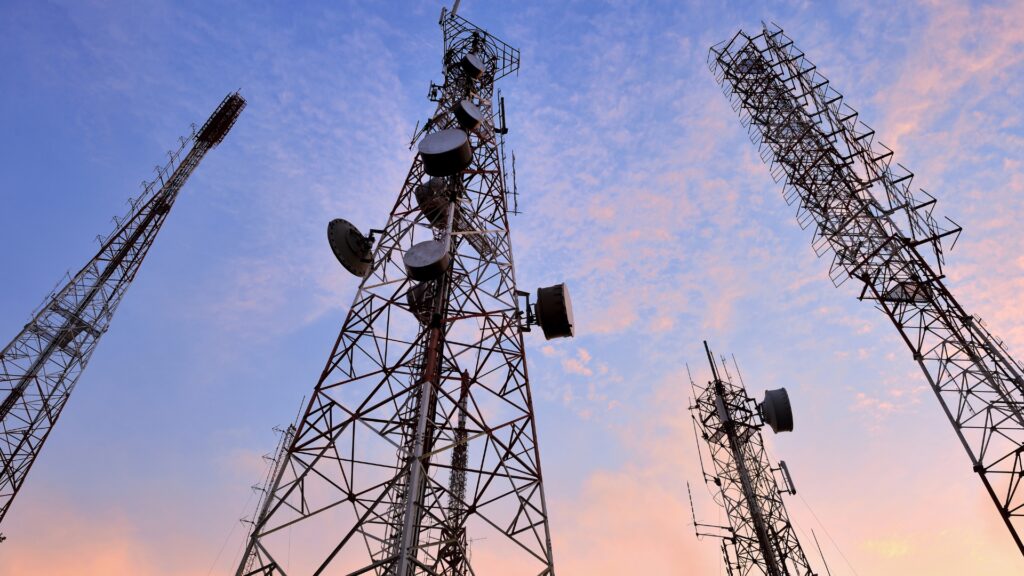 Engineers monitoring redundant network infrastructure for broadcast systems